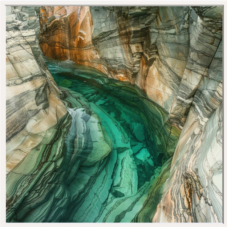 Emerald Veins (Canvas)