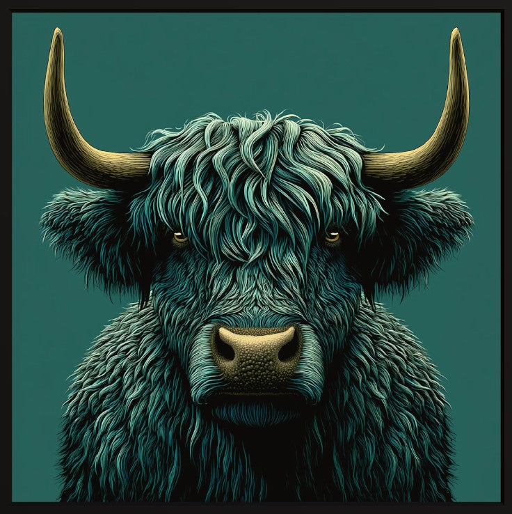 Highland Cow (Canvas)