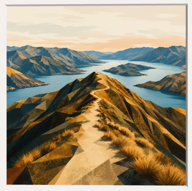 Inspired by Roys Peak (Canvas)
