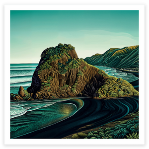 Piha NZ art print