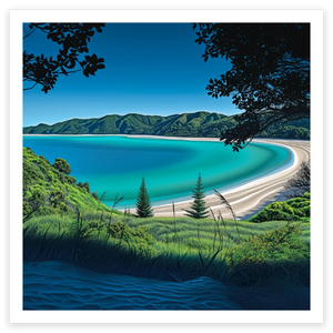 art print of matauri bay northland new zealand