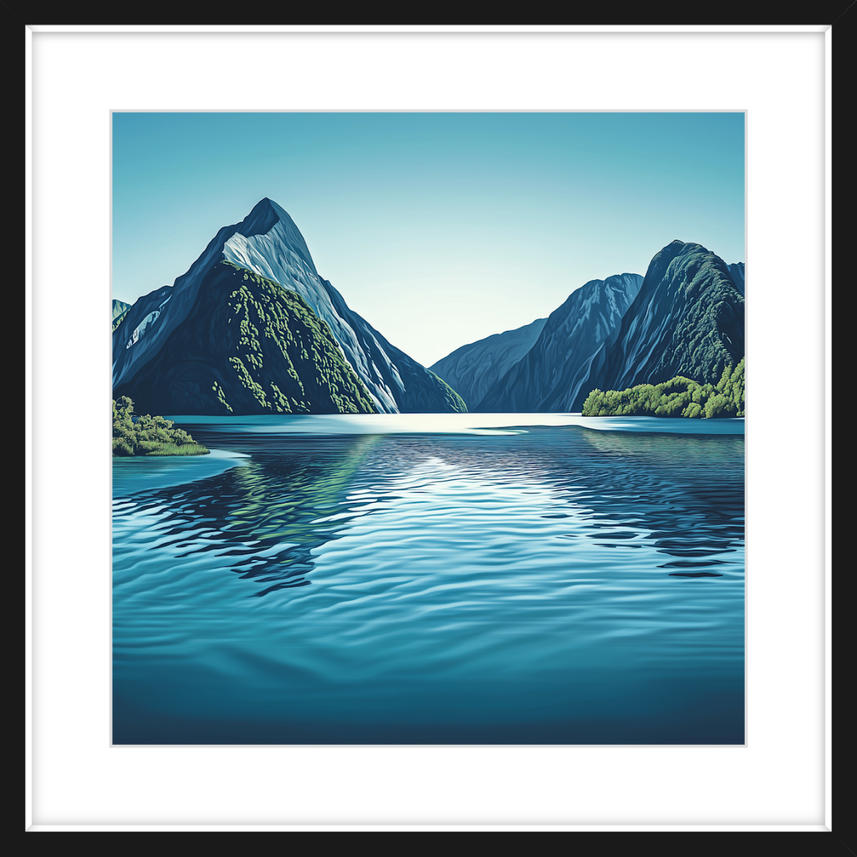 Mitre Peak Reflection