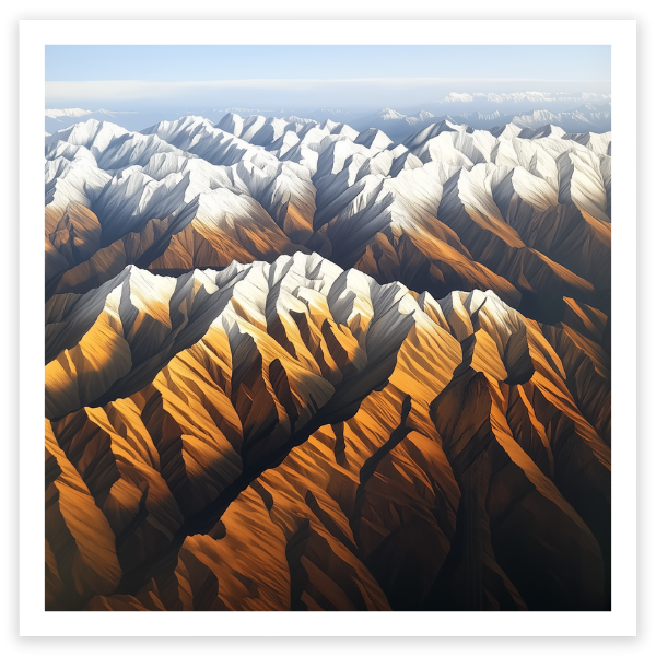 High Above Kaikoura Ranges