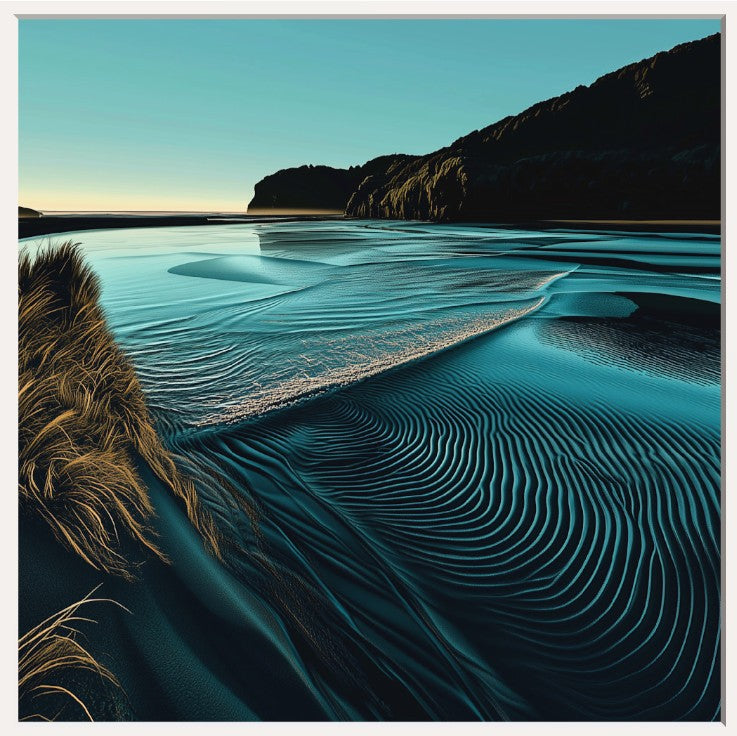 Waitakere Rivermouth, Bethells (Canvas)