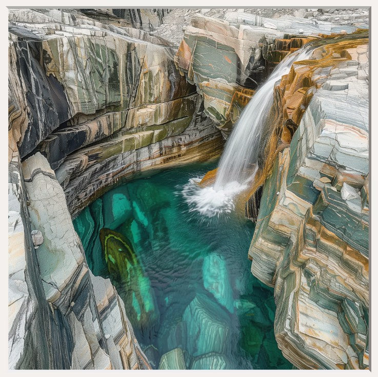 Cascade of Serenity (Canvas)