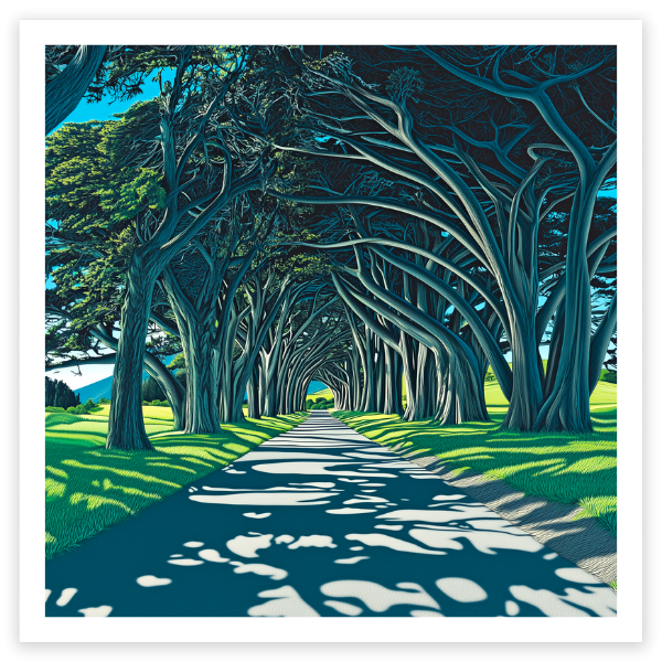Cypress Tree Tunnel, Point Reyes