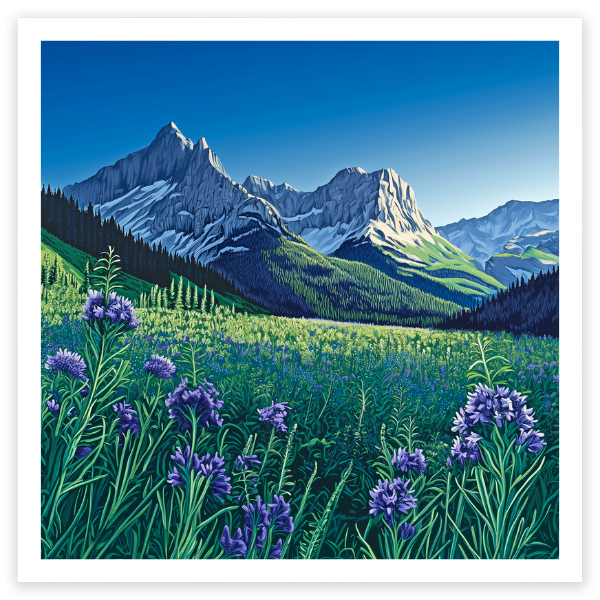 Flowers in Glacier National Park