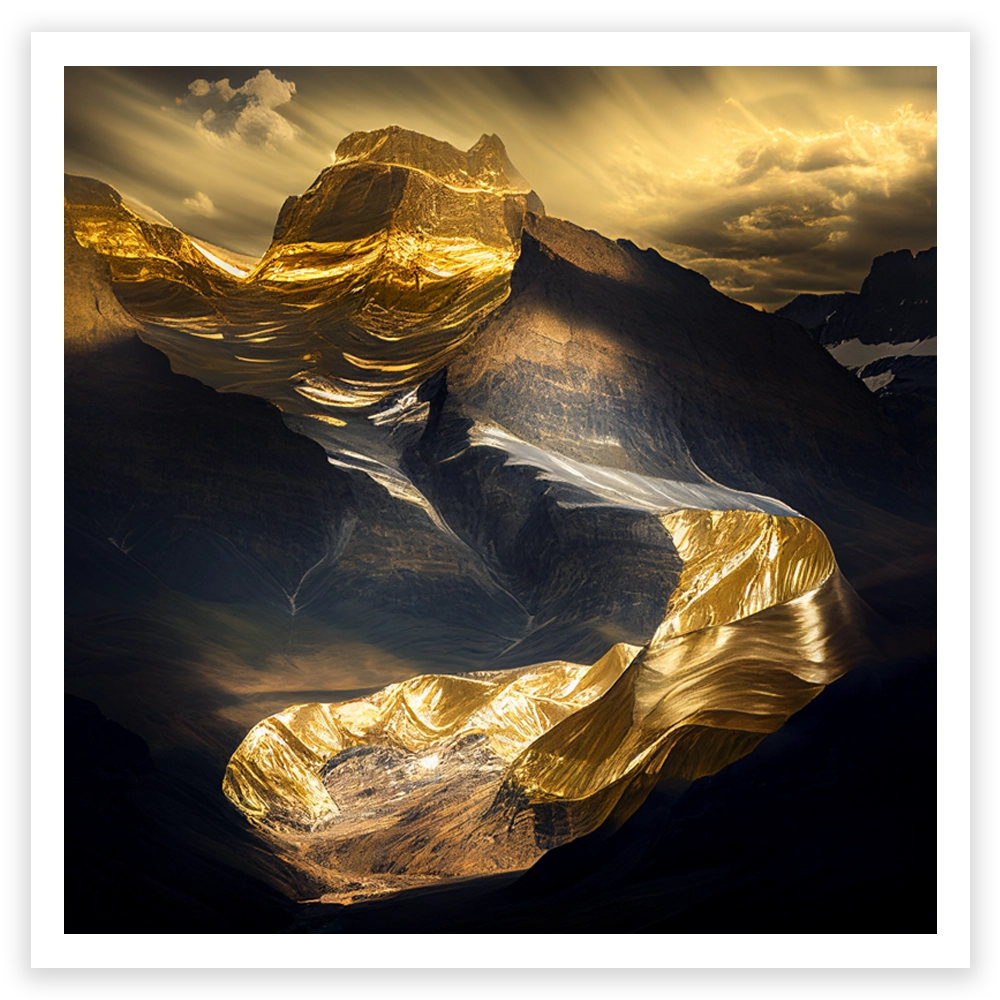 Golden Peaks Steve Ballantyne Art Golden peaks steve ballantyne art