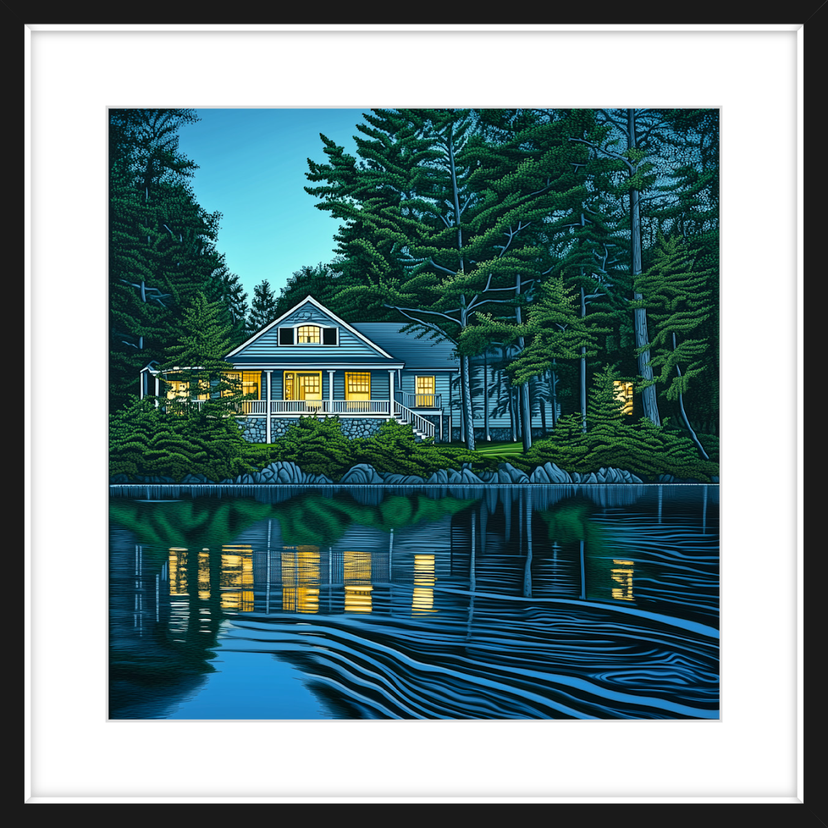 Lakehouse in Maine