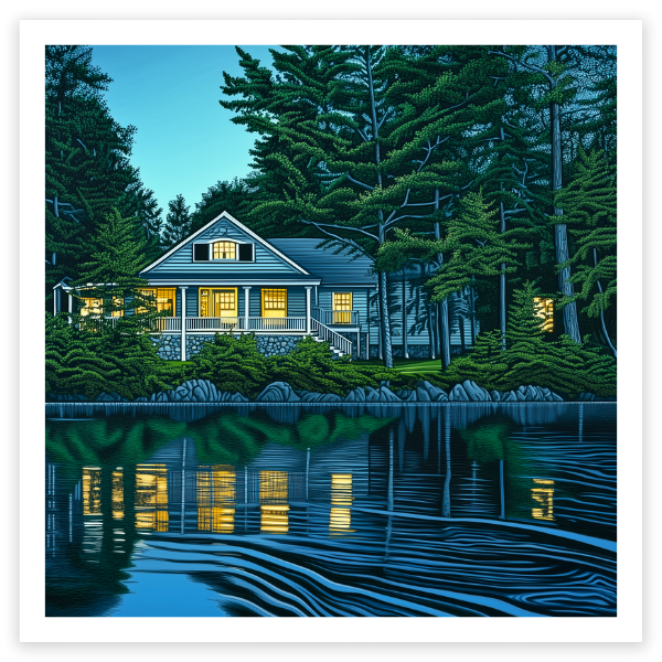 Lakehouse in Maine