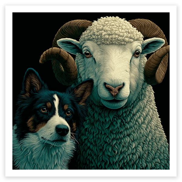 The Ram and the Dog – Steve Ballantyne Art