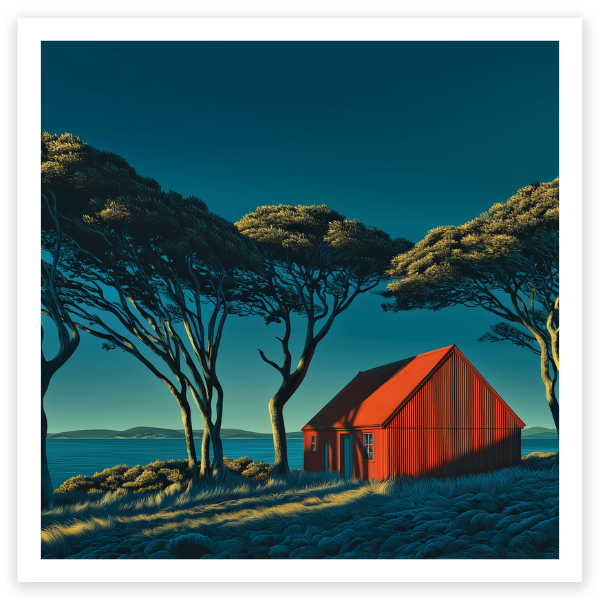 Stewart Island Red Shed