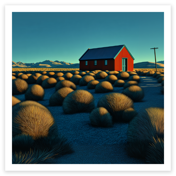 Mackenzie Country Red Shed