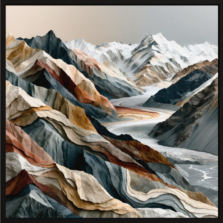 River of Ice (Canvas)