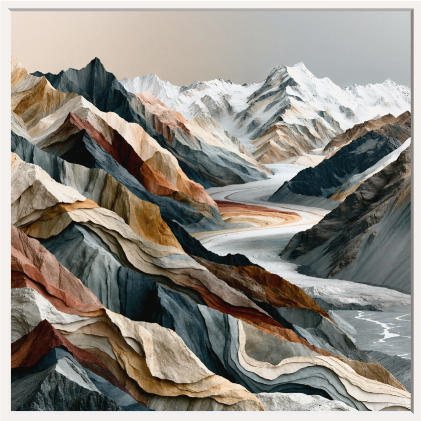River of Ice (Canvas)