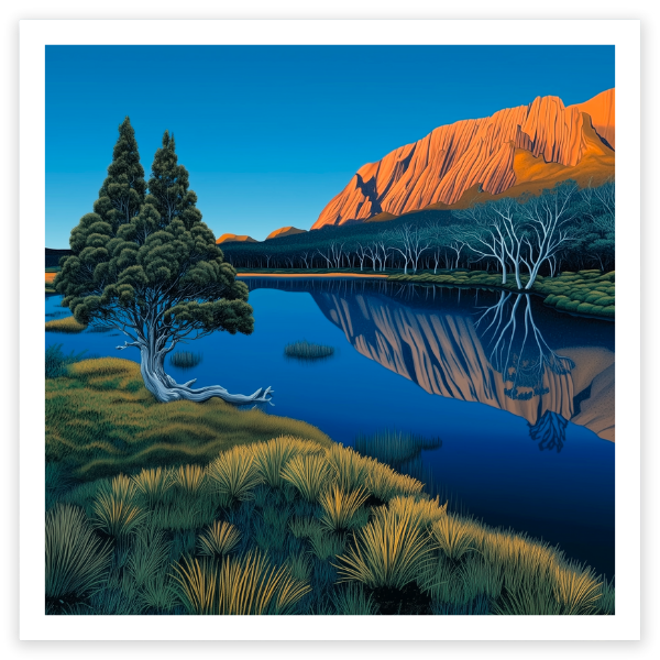 art print of Walls of Jerusalem, Tasmania, Australia