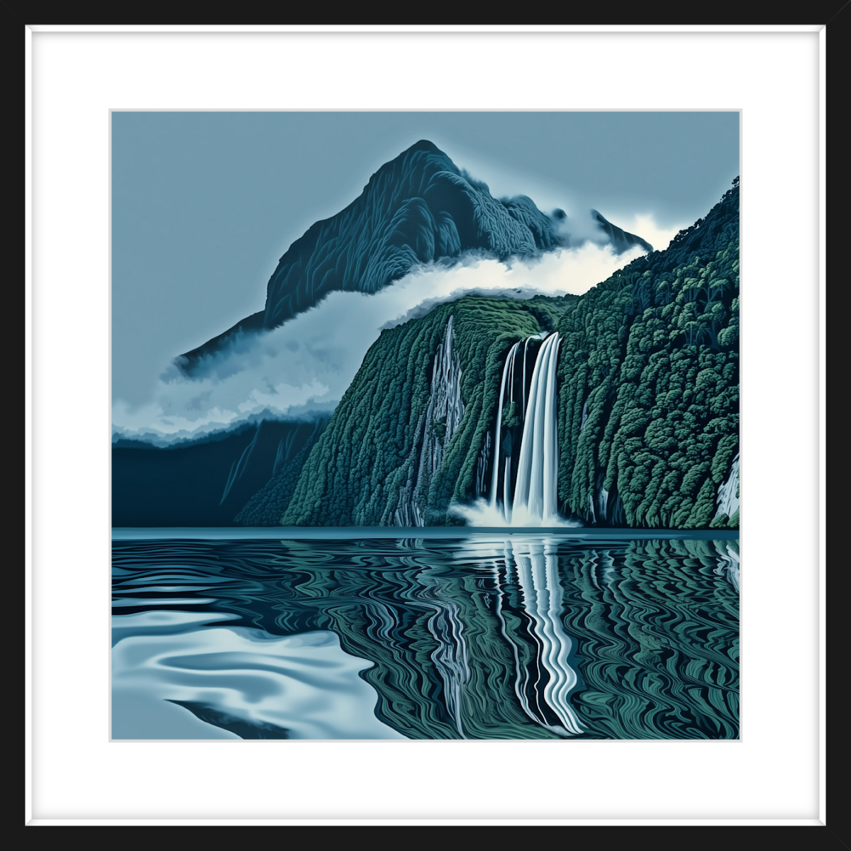 Waterfall in Mist