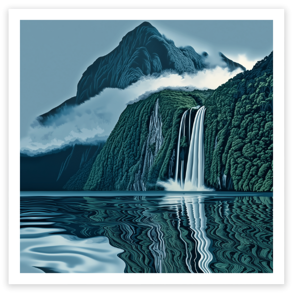 Waterfall in Mist