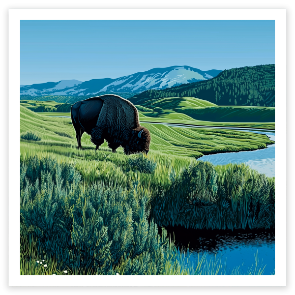 Yellowstone Bison